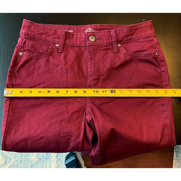 5 Pocket Casual Pants - Straight Leg - raspberry/burgundy - Picture 4 of 6
